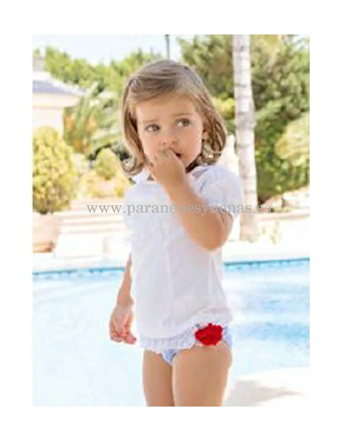 Culetin de bebé para niña Agua