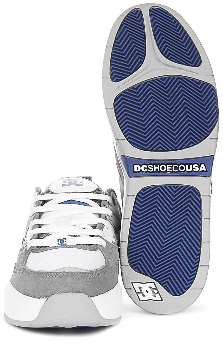Dc Shoes Ascend In Wht Blk Red For Men