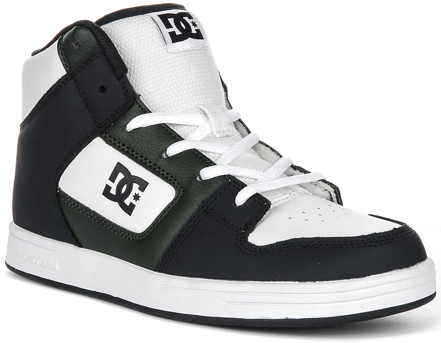Dc Shoes Manteca 4 Hi In Black Red For Youth