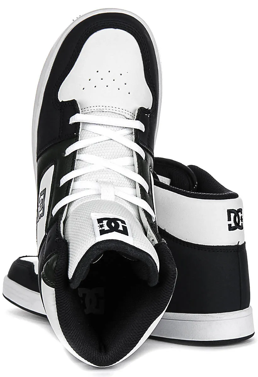 Dc Shoes Manteca 4 Hi In Black Red For Youth