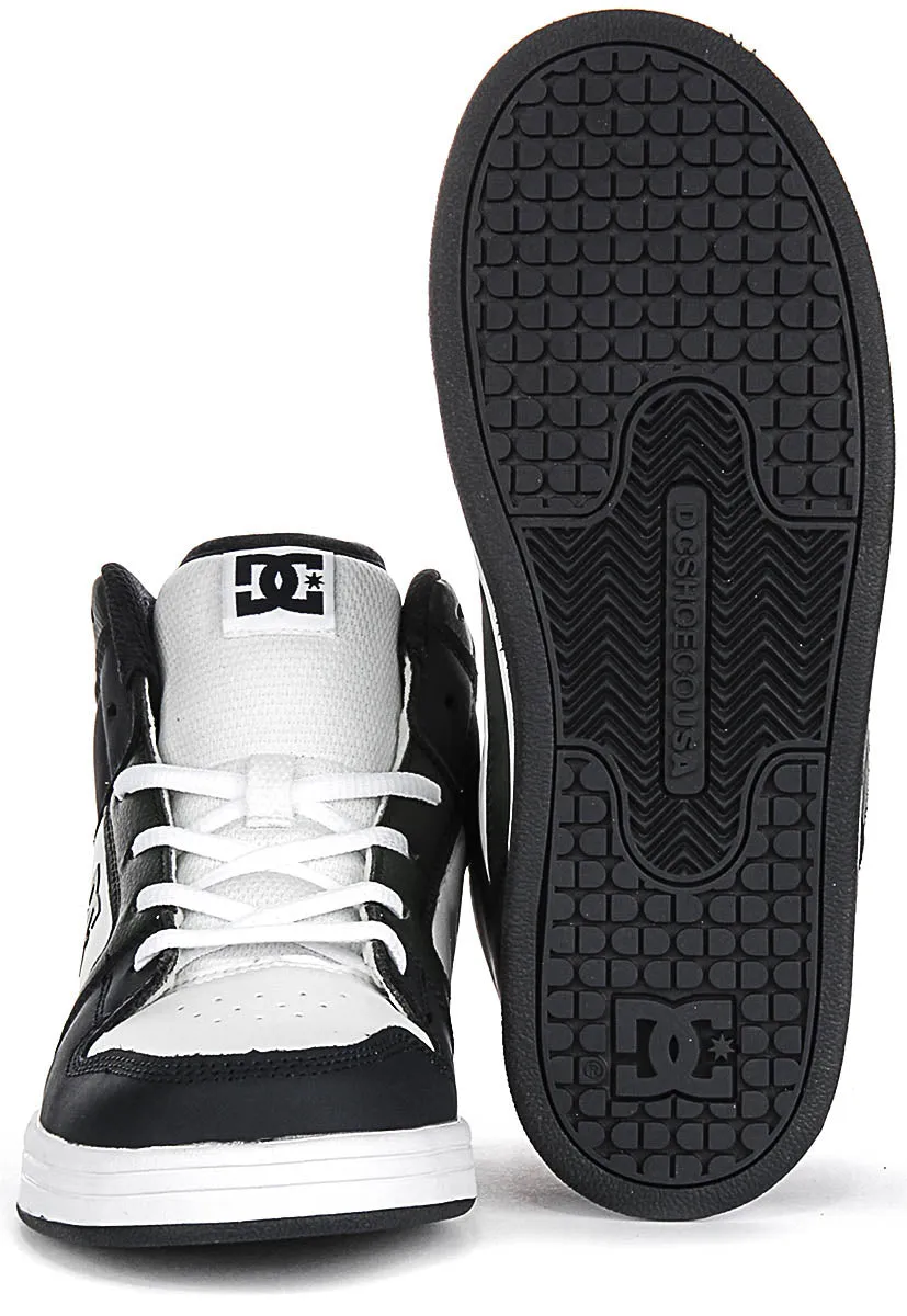 Dc Shoes Manteca 4 Hi In Black Red For Youth