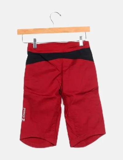 Decathlon Pantalón granate rojo