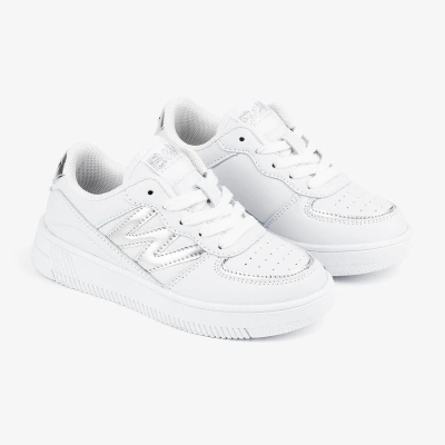 Deportiva niña ByW blanco