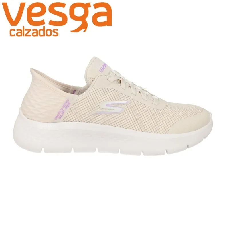 DEPORTIVAS SLIPINS SKECHERS GO WALK FLEX  GRAND ENTRY 124836 MUJER