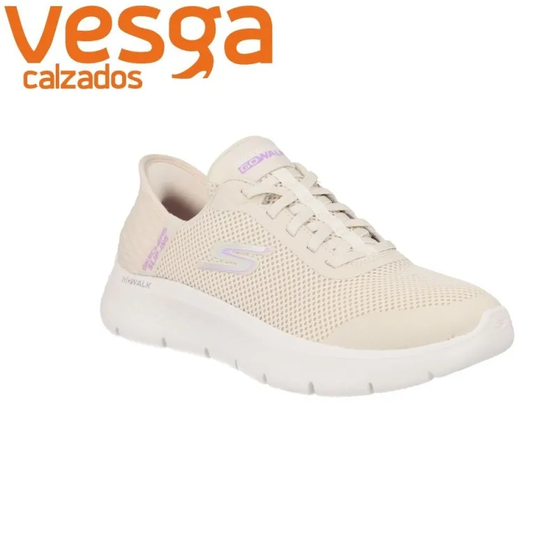 DEPORTIVAS SLIPINS SKECHERS GO WALK FLEX  GRAND ENTRY 124836 MUJER