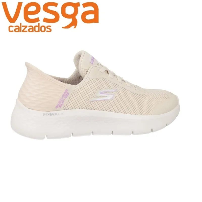 DEPORTIVAS SLIPINS SKECHERS GO WALK FLEX  GRAND ENTRY 124836 MUJER
