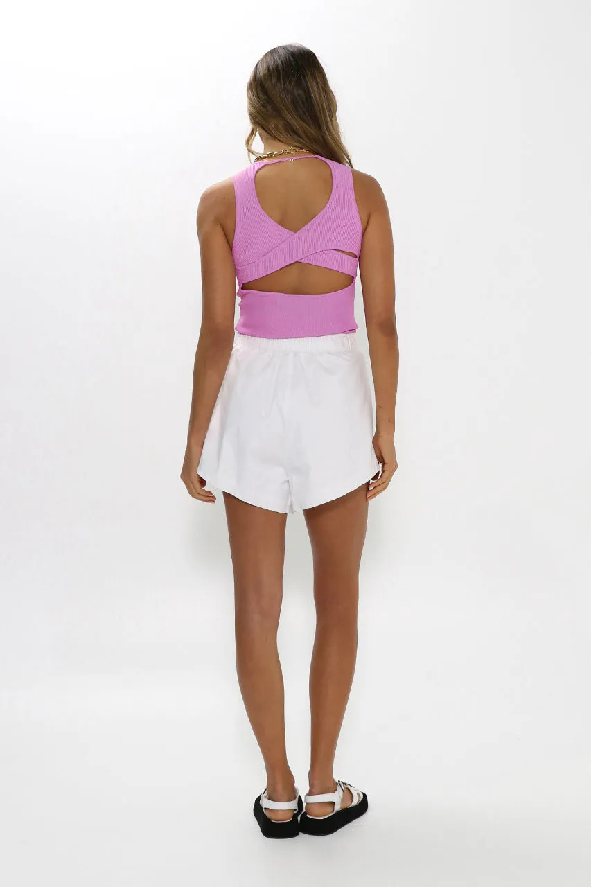 DEVON KNIT TOP  PINK