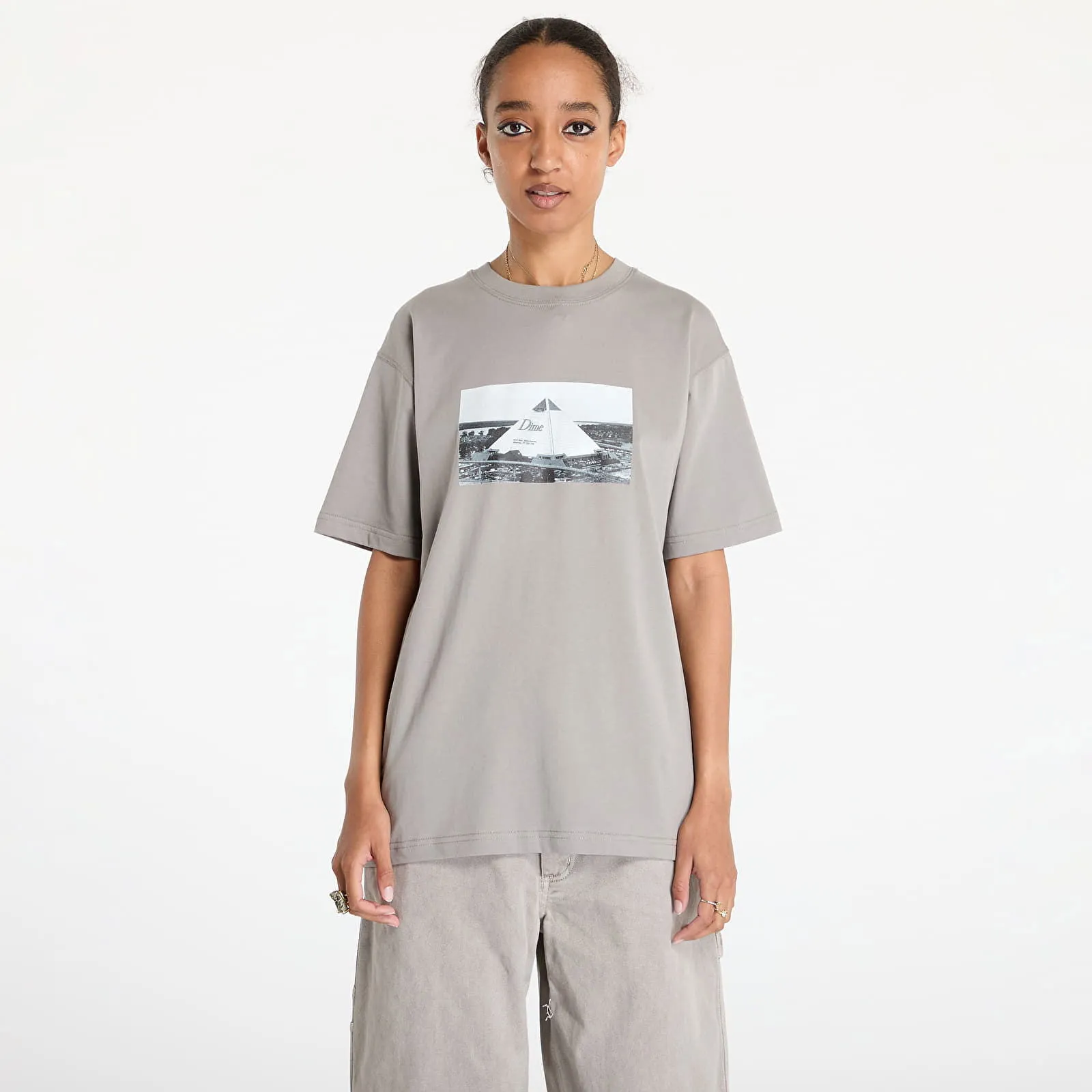 DIME BASS TSHIRT UNISEX CHARCOAL L