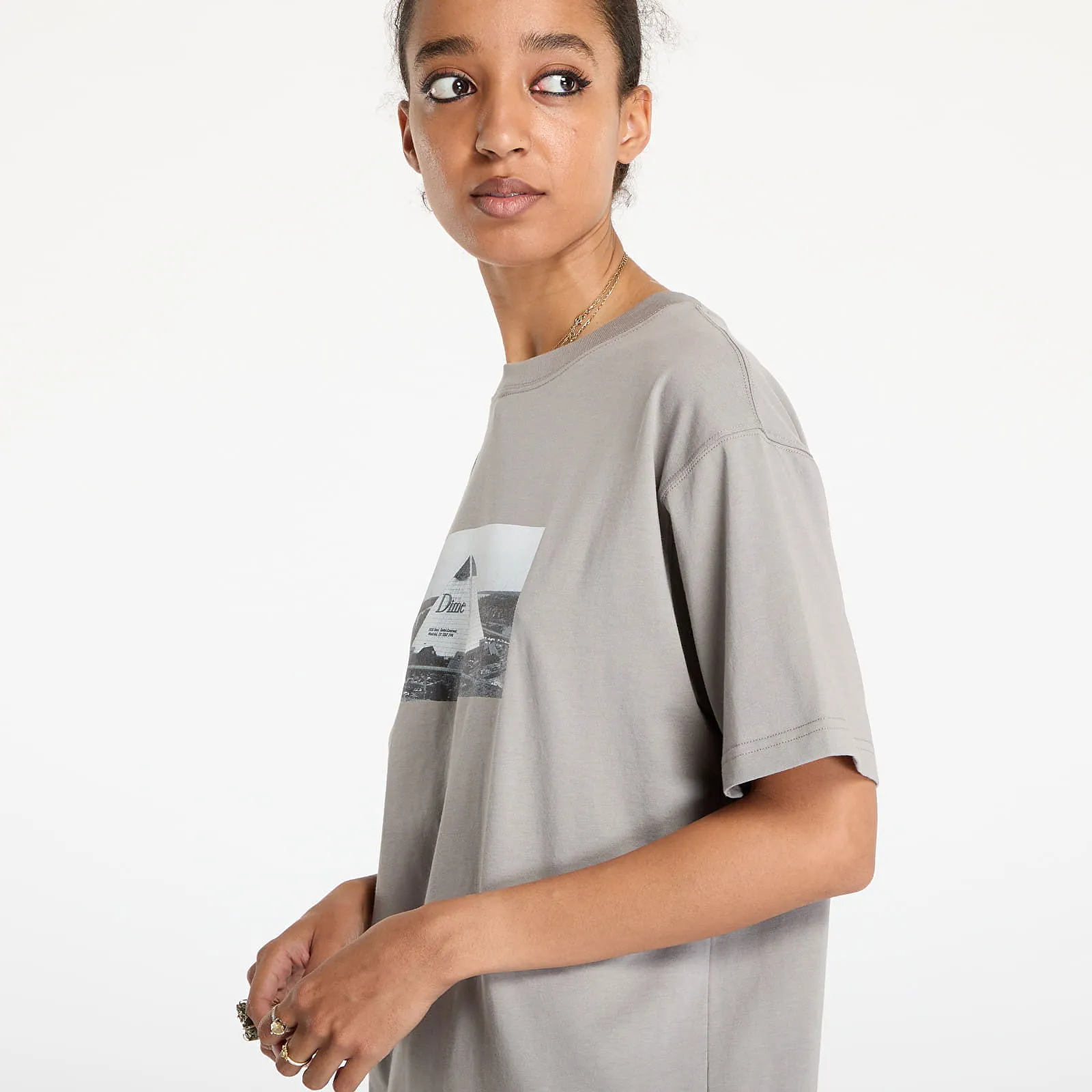 DIME BASS TSHIRT UNISEX CHARCOAL L