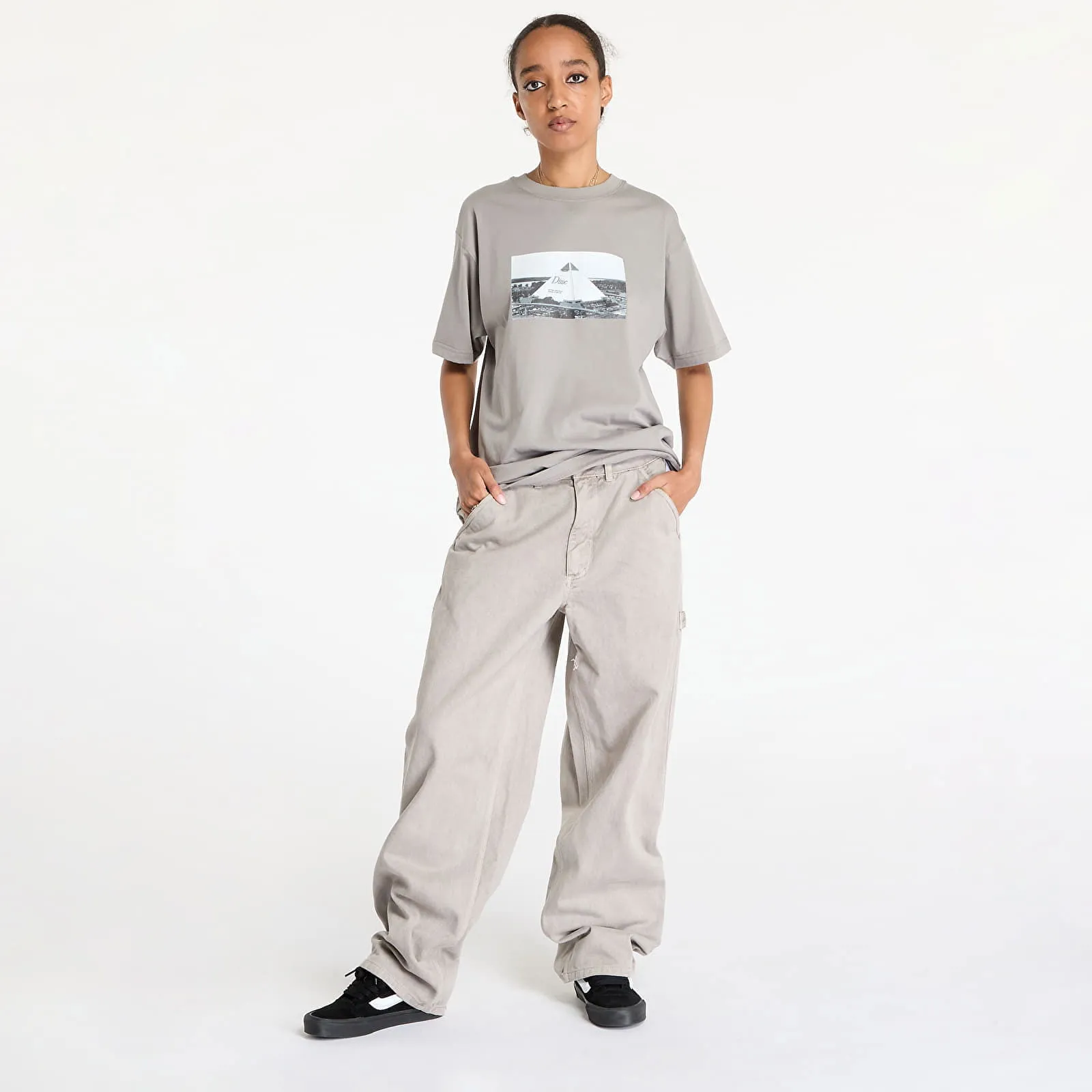 DIME BASS TSHIRT UNISEX CHARCOAL L
