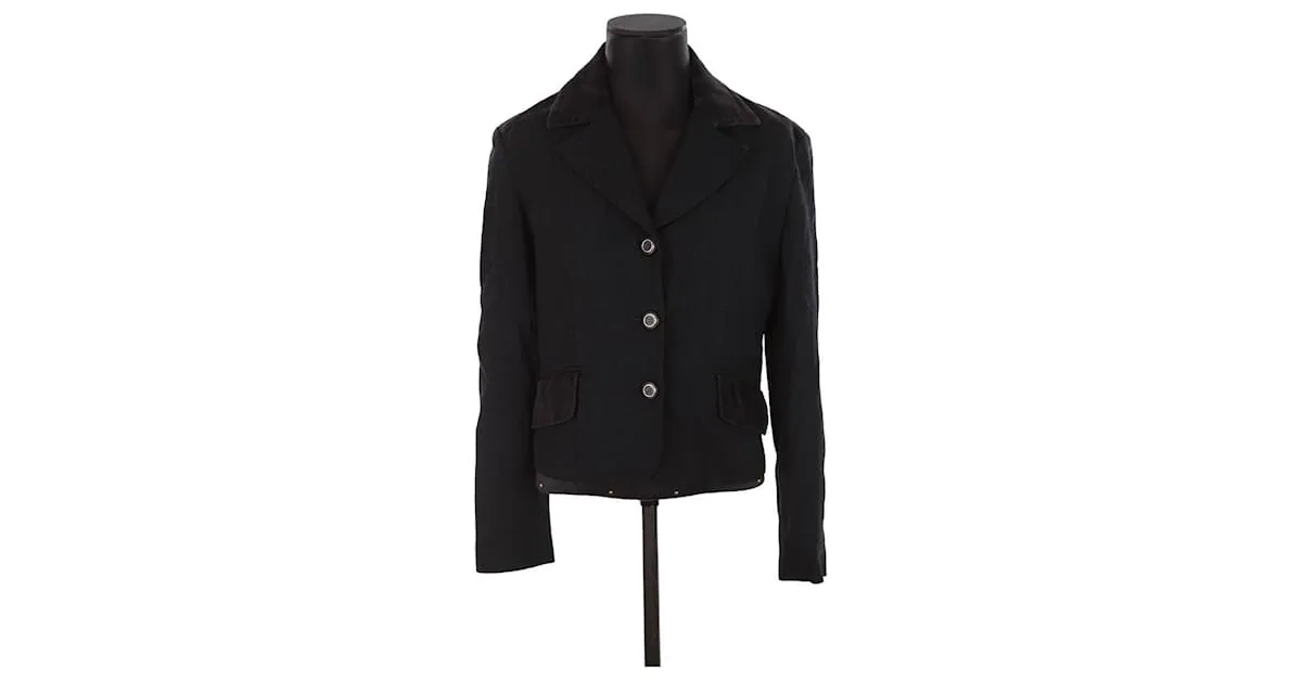Dolce & Gabbana Chaqueta Negra Negro 