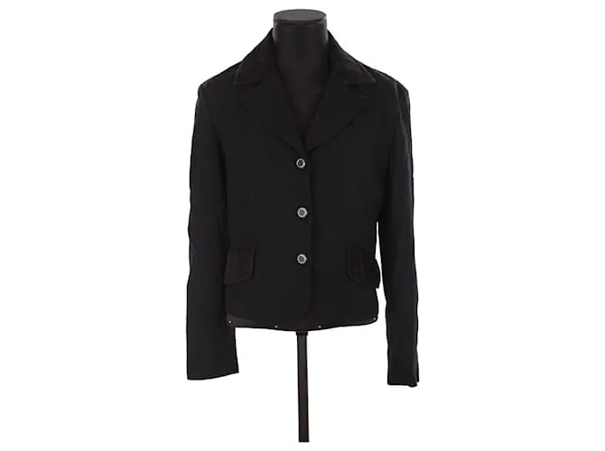 Dolce & Gabbana Chaqueta Negra Negro 