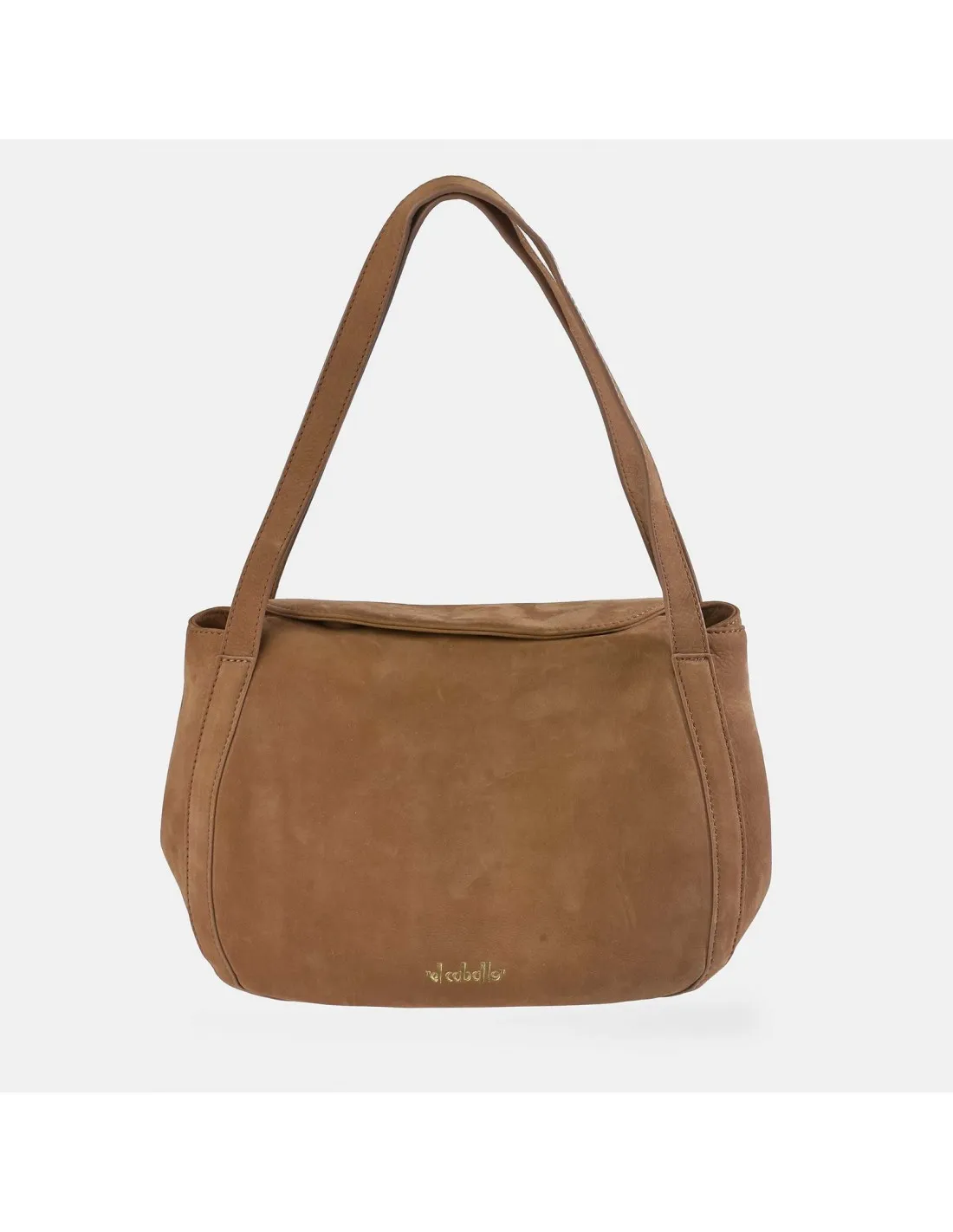 EL CABALLO Bolso de mano para mujer en piel Nobuck