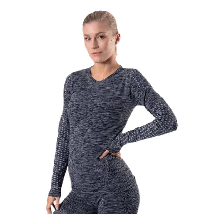 Endurance Ascoli Seamless L/S Performance Tee Black