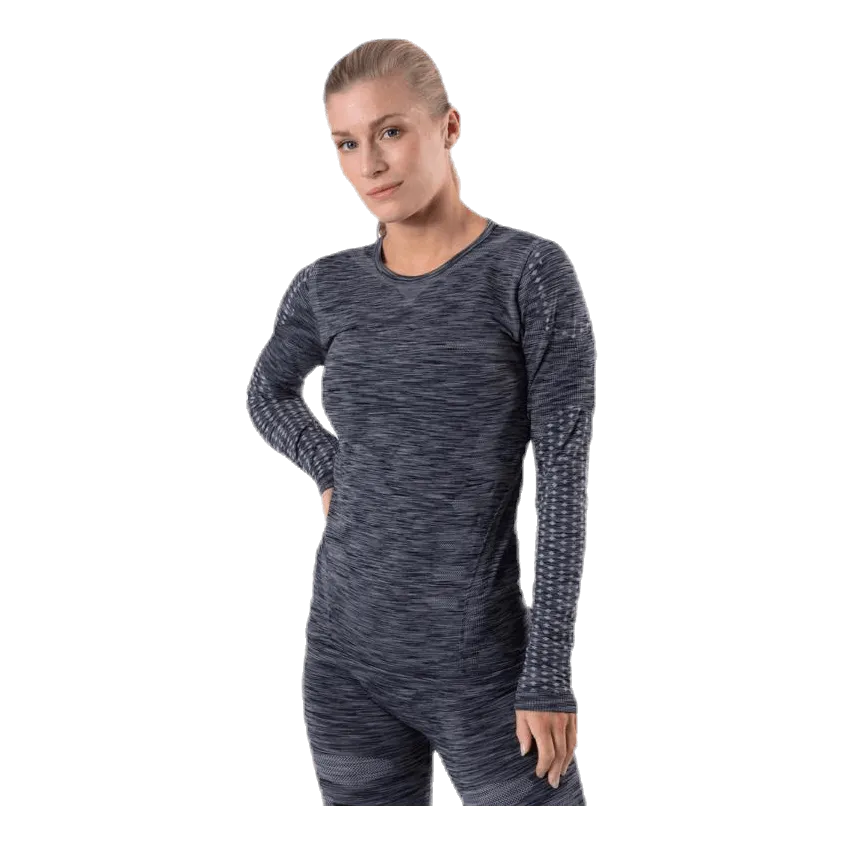Endurance Ascoli Seamless L/S Performance Tee Black