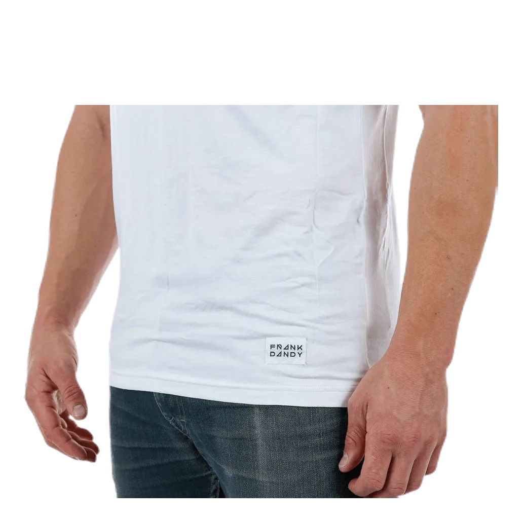 Frank Dandy Bamboo Straight Tee White