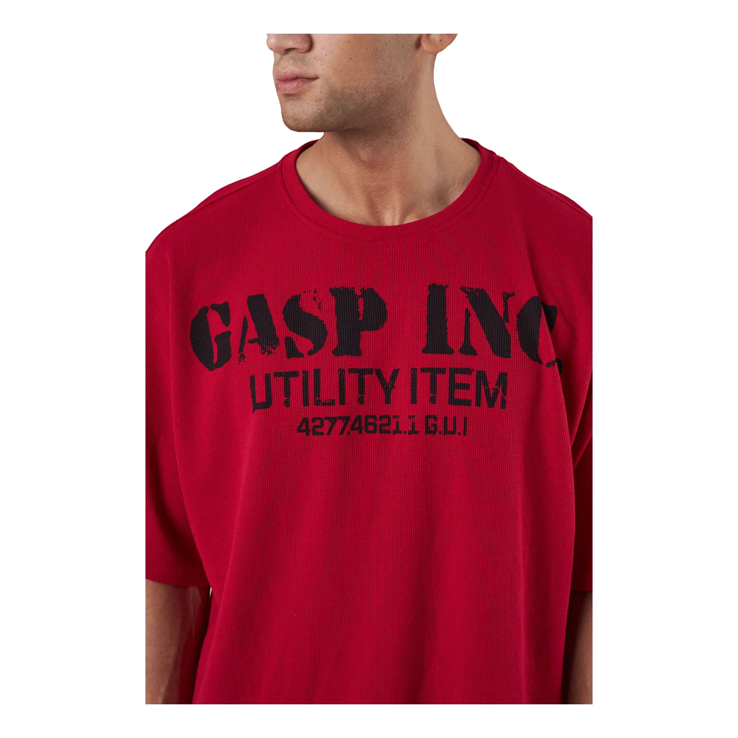 Gasp Iron Thermal Tee Chili Red