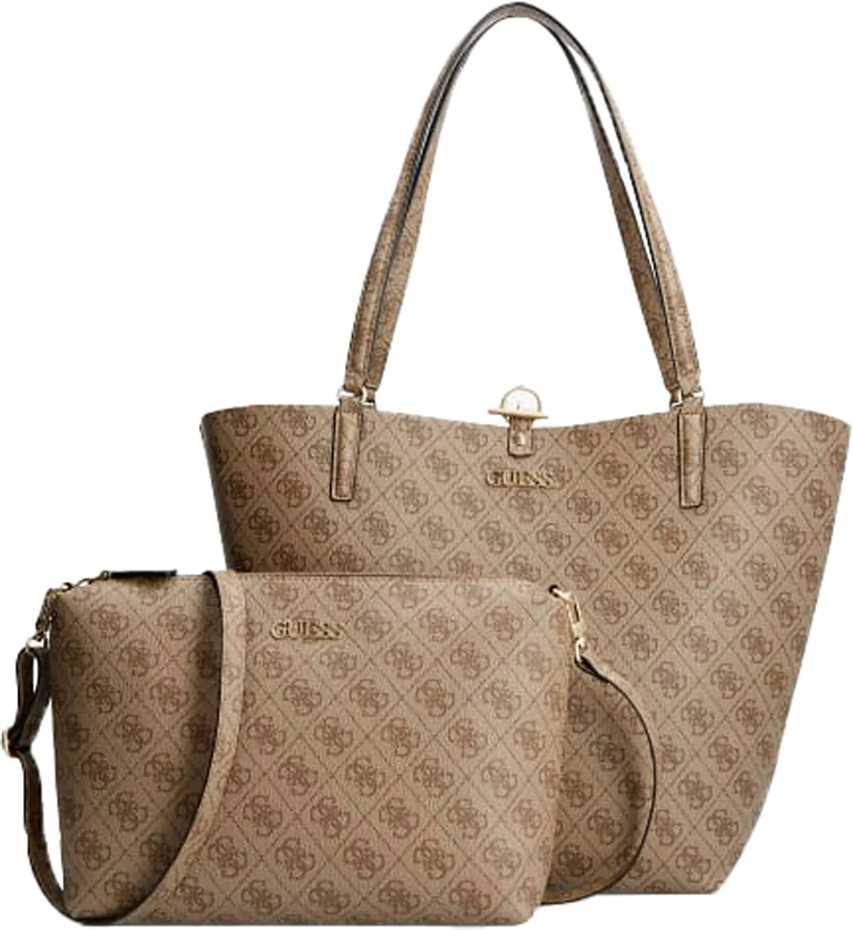 Guess Alby Toggle Bolso sintético para mujer en lattee