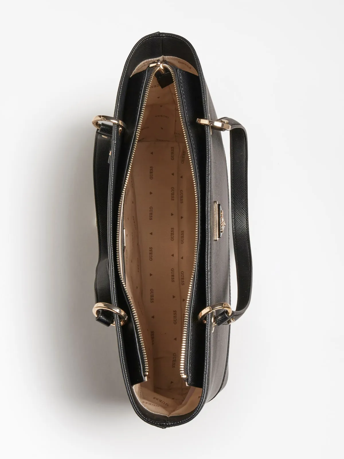 Guess Noelle Bolso shopper sintético efecto saffiano para mujer en natura