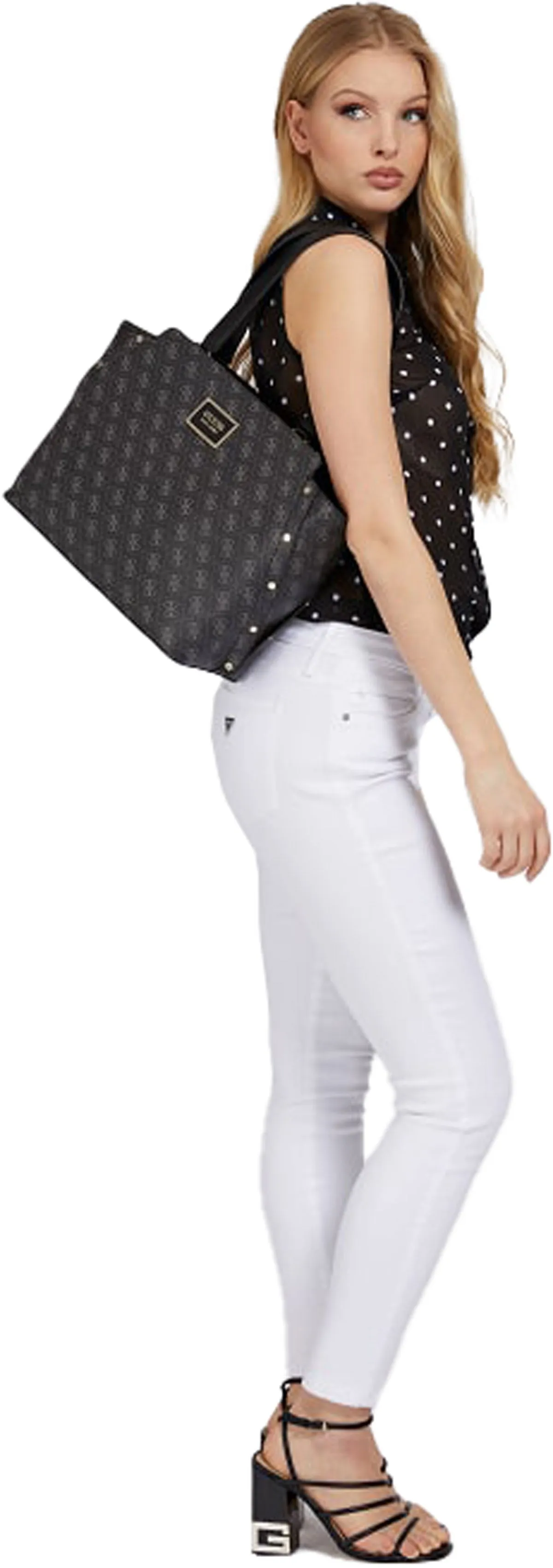 Guess Tyren Girlfriend Bolso de mano sintético para mujer en rosa