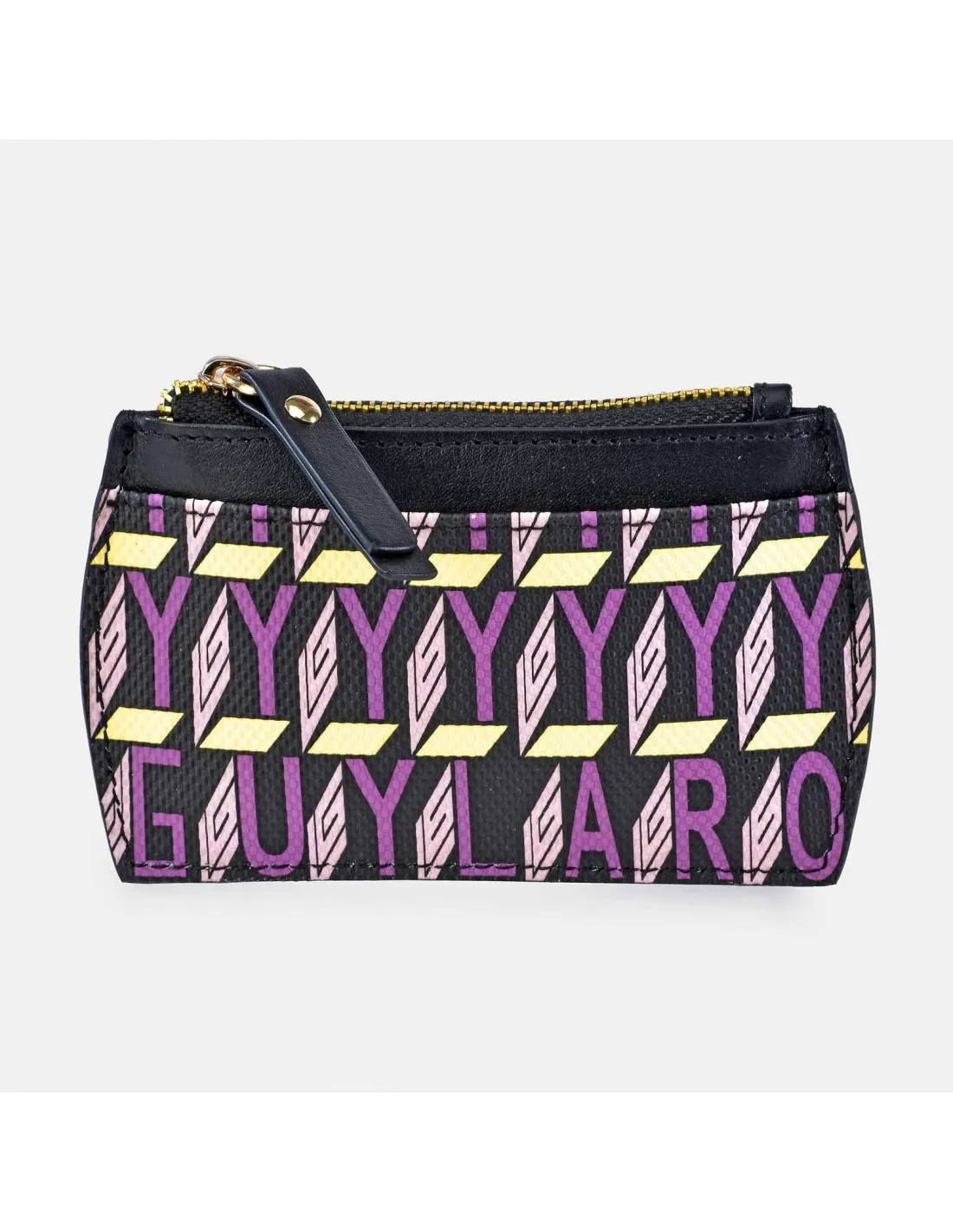 GUY LAROCHE monedero con tarjetero para mujer en lona print logo