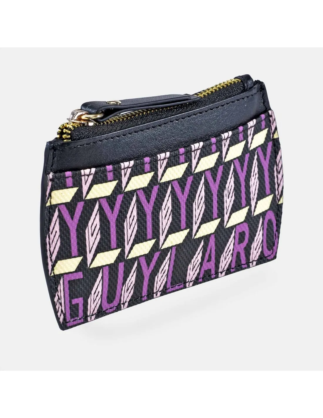 GUY LAROCHE monedero con tarjetero para mujer en lona print logo