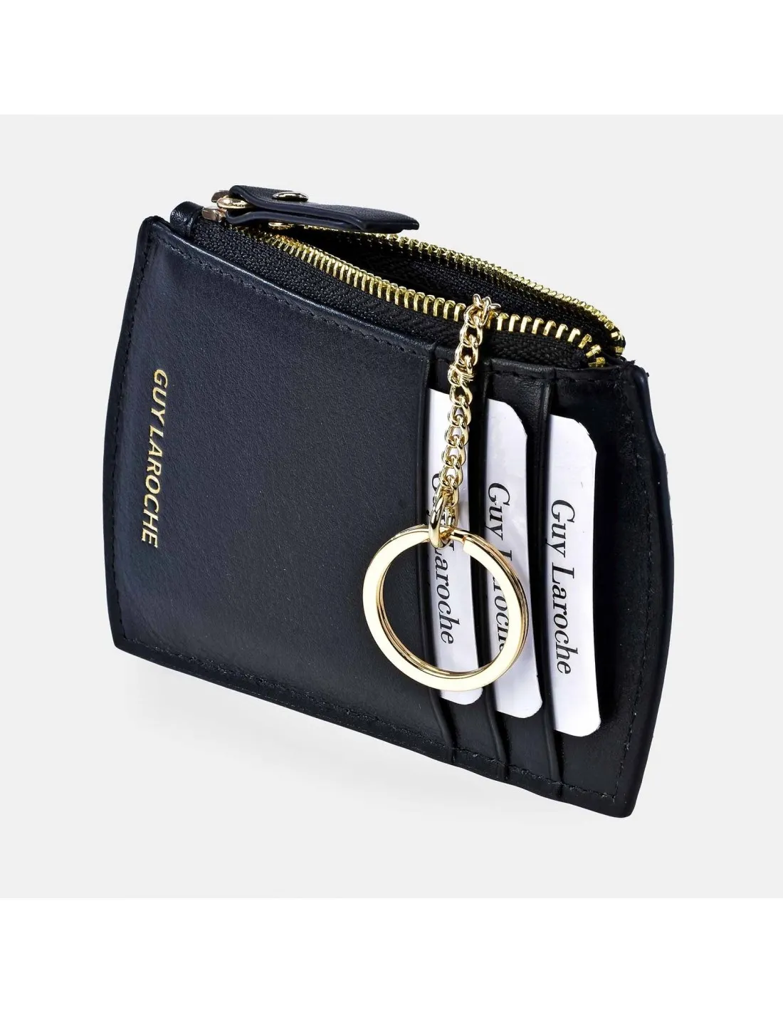 GUY LAROCHE monedero con tarjetero para mujer en lona print logo
