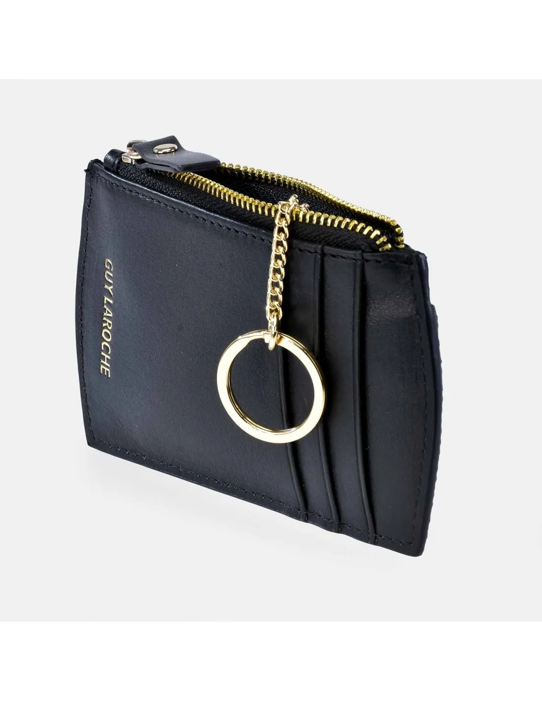 GUY LAROCHE monedero con tarjetero para mujer en lona print logo