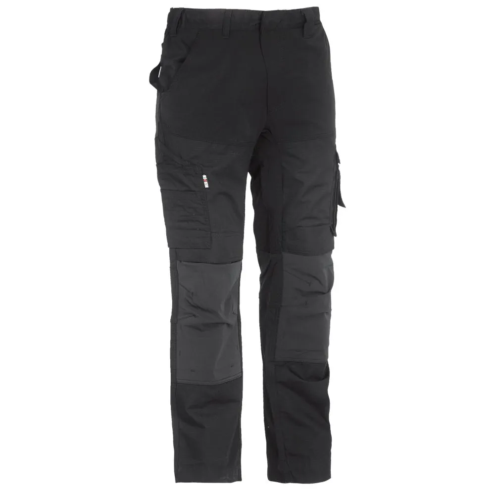 Herock Hector, pantalón multibolsillo, negro (cintura 38