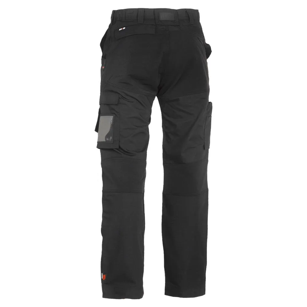 Herock Hector, pantalón multibolsillo, negro (cintura 38
