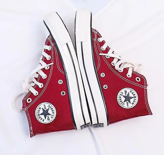 Hombres Mujer Casual High Top Classic Fashion Sneakers Vulcanizados