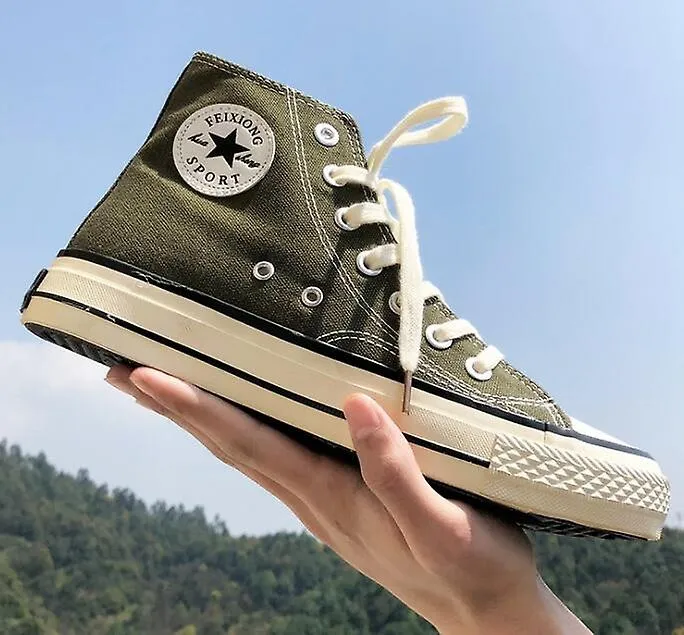 Hombres Mujer Casual High Top Classic Fashion Sneakers Vulcanizados
