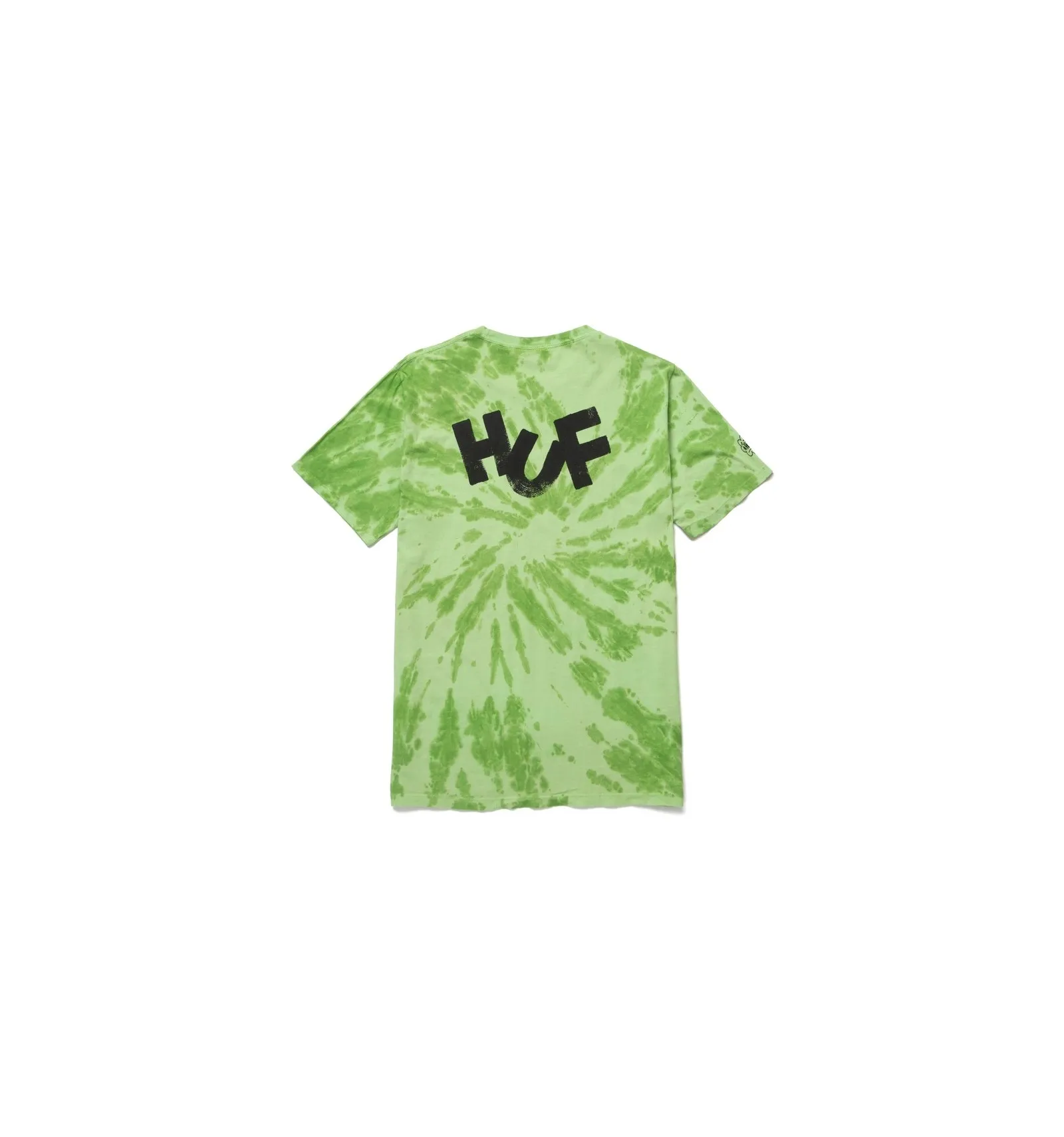 HUF HAZE BRUSH TIE DYE S/S TEE LIME