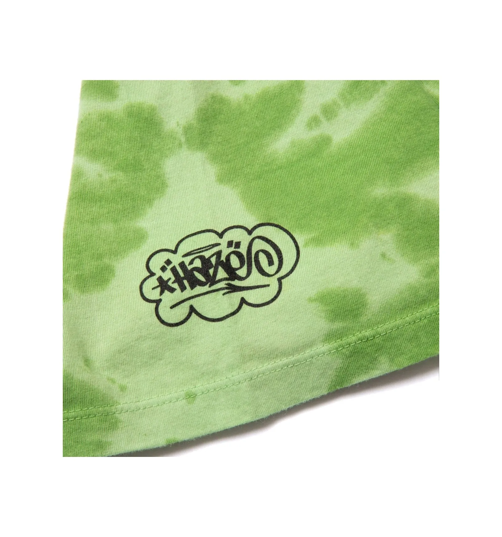HUF HAZE BRUSH TIE DYE S/S TEE LIME