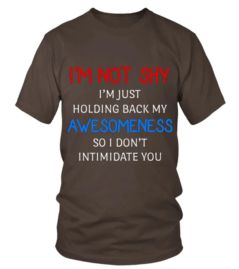 INTROVERTS I M NOT SHY ANTISOCIAL TSHIRT CAMISETA CUELLO REDONDO UNISEX