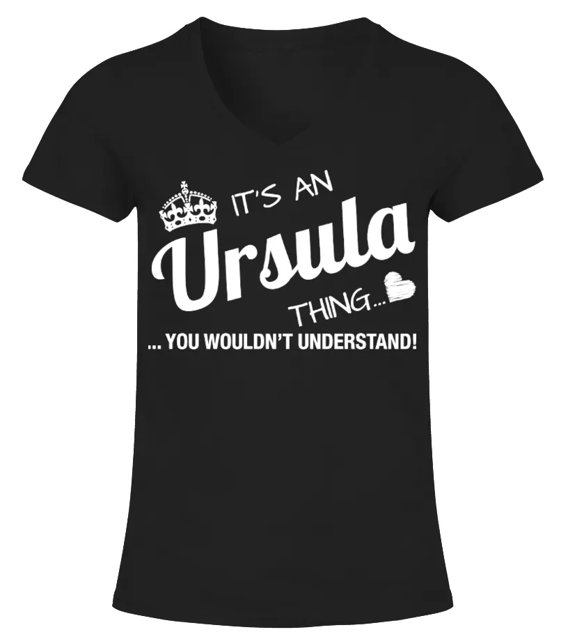 It's An Ursula Thing Camiseta cuello pico Mujer