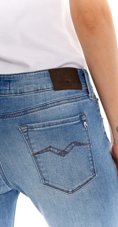 Jean Stretch Para Mujer Luz Replay 21462