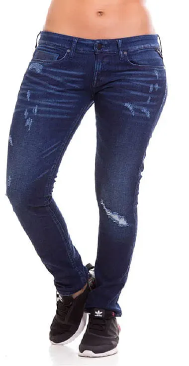Jean Stretch Para Mujer Rose Replay 13880