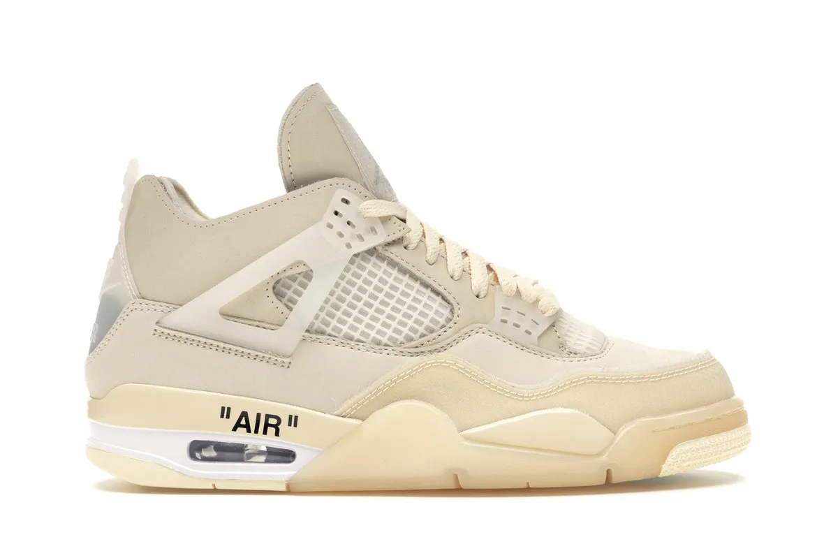 JORDAN 4 RETRO OFFWHITE SAIL (WOMEN'S)