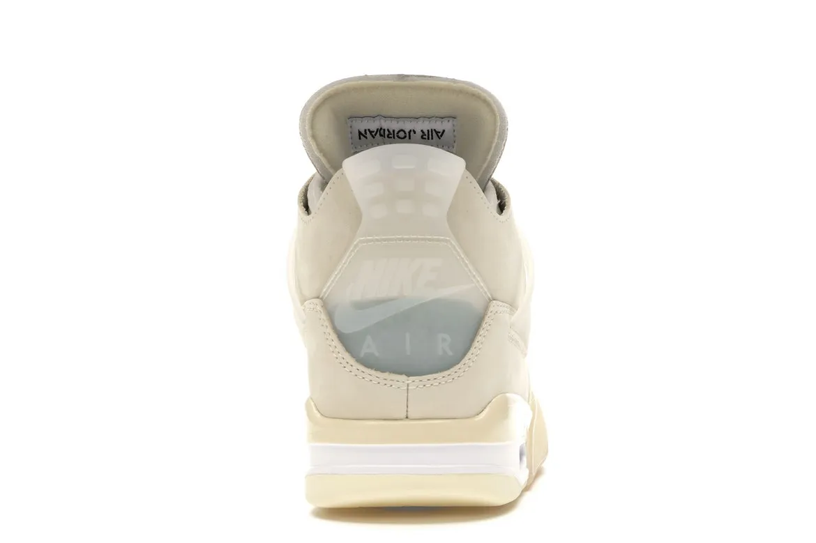 JORDAN 4 RETRO OFFWHITE SAIL (WOMEN'S)