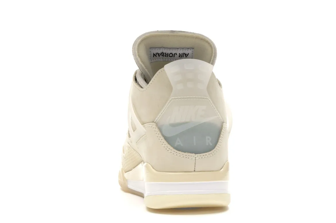 JORDAN 4 RETRO OFFWHITE SAIL (WOMEN'S)