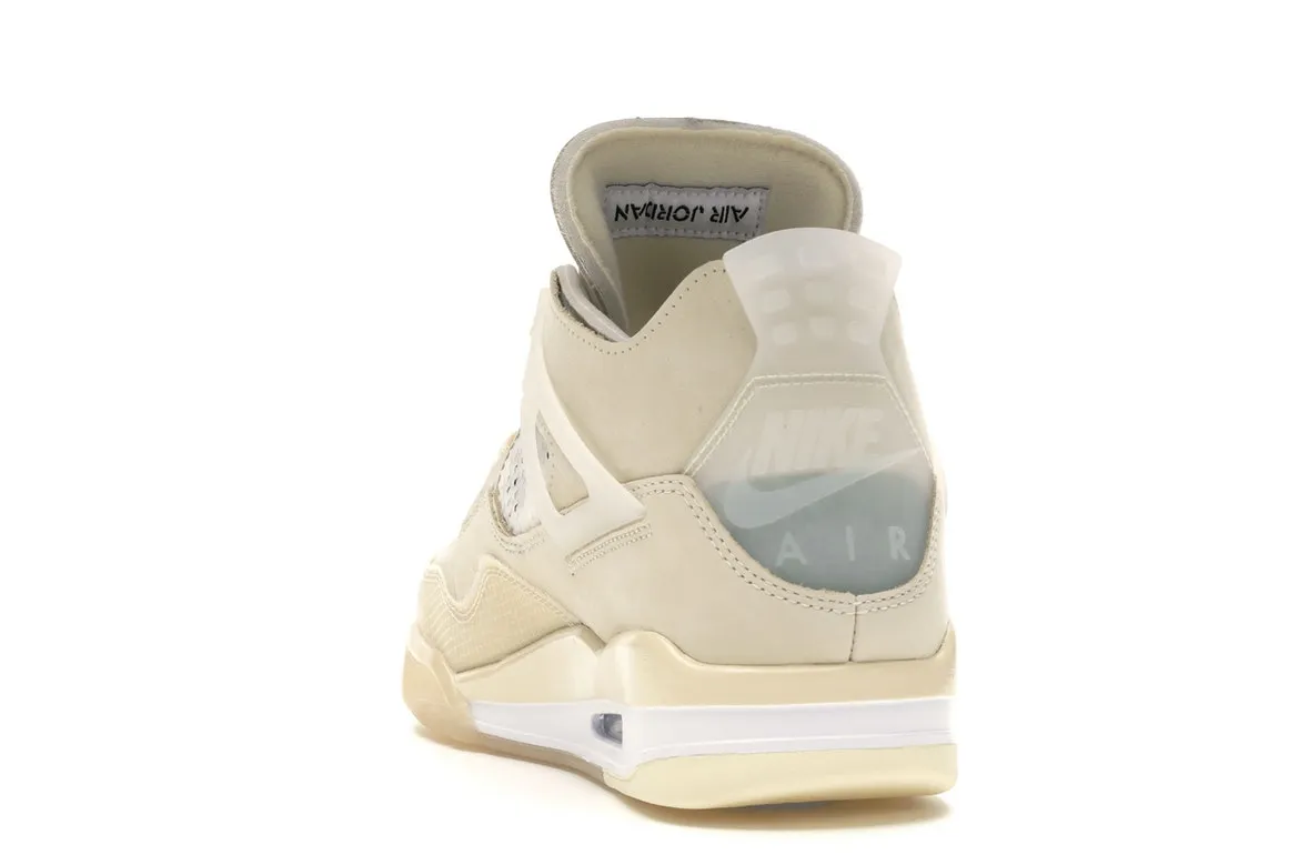 JORDAN 4 RETRO OFFWHITE SAIL (WOMEN'S)