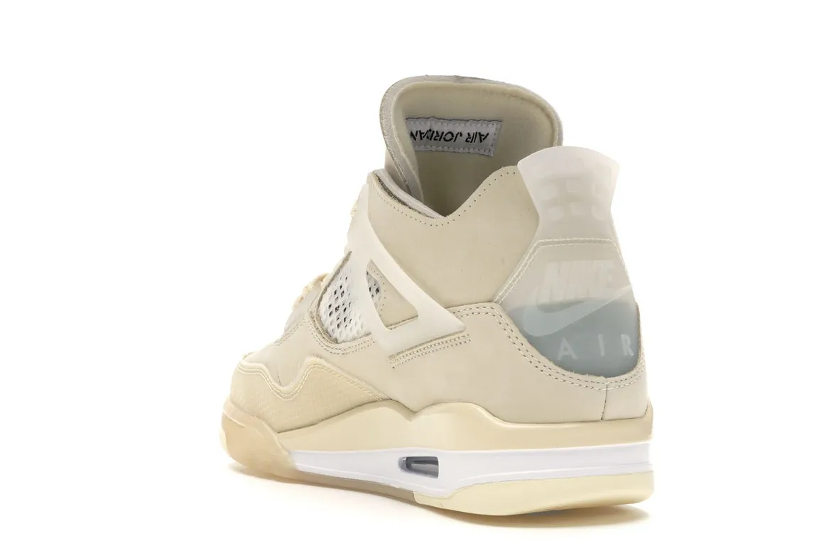 JORDAN 4 RETRO OFFWHITE SAIL (WOMEN'S)