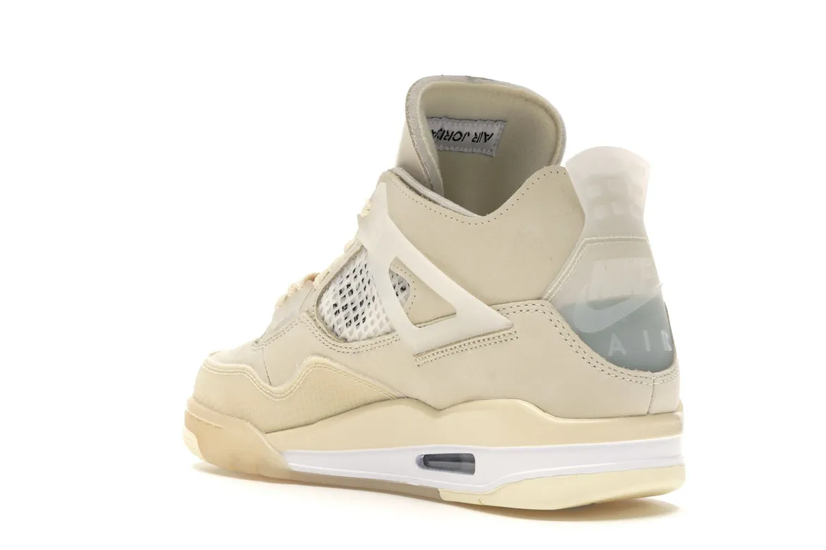 JORDAN 4 RETRO OFFWHITE SAIL (WOMEN'S)