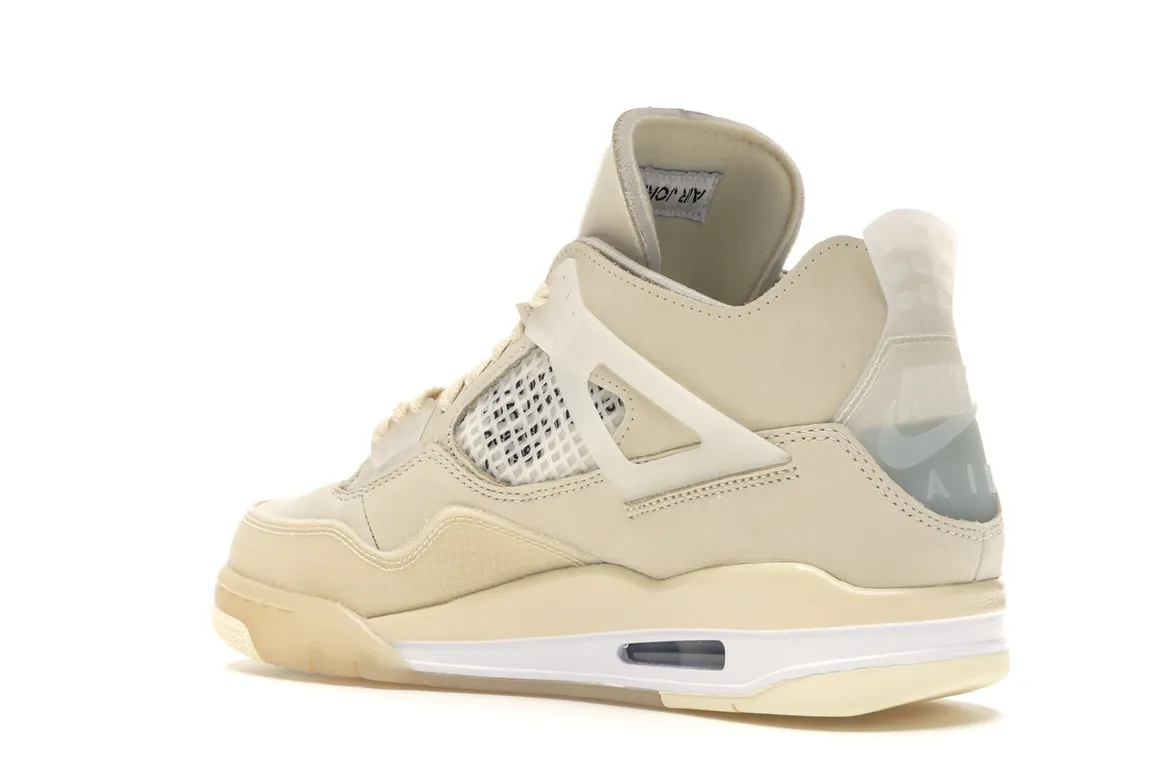 JORDAN 4 RETRO OFFWHITE SAIL (WOMEN'S)