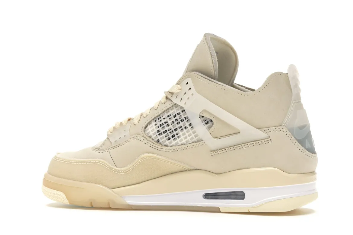 JORDAN 4 RETRO OFFWHITE SAIL (WOMEN'S)