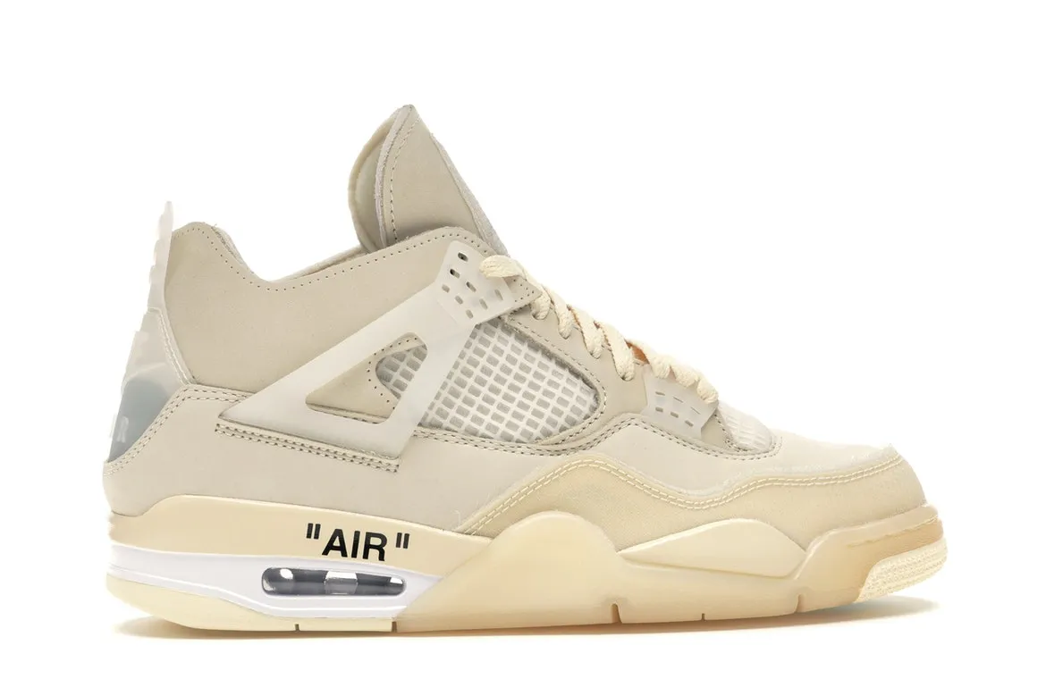 JORDAN 4 RETRO OFFWHITE SAIL (WOMEN'S)