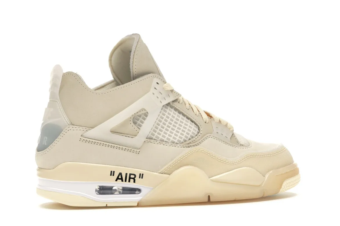 JORDAN 4 RETRO OFFWHITE SAIL (WOMEN'S)