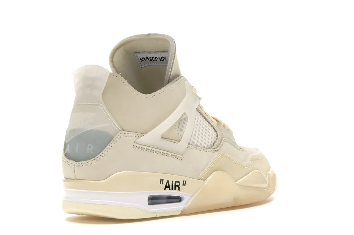 JORDAN 4 RETRO OFFWHITE SAIL (WOMEN'S)