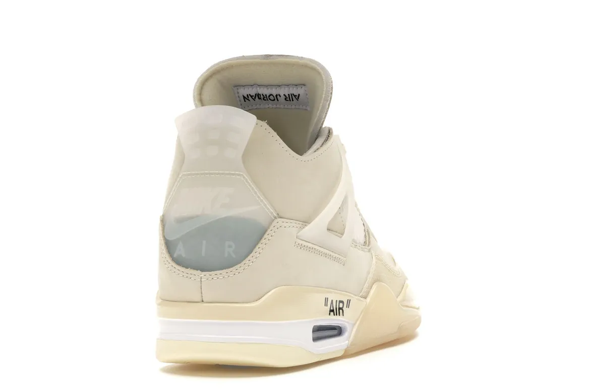 JORDAN 4 RETRO OFFWHITE SAIL (WOMEN'S)